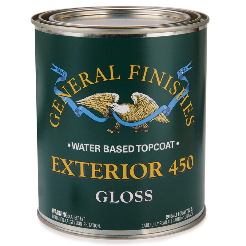 Exterior 450 Water Based Varnish - Sheen:Gloss - Size:1 Quart